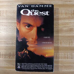 The Quest VHS 1996 Jean Claude Van Damme James Remar Roger Moore Action VTG Cult